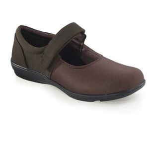 Aetrex Women's Berries Helen Knit Stretch Mary Jane Cocoberry Size 8.5